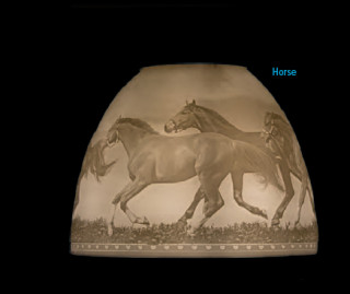 Подвес Ivele 1774/200 золото беленое Horse NEW
