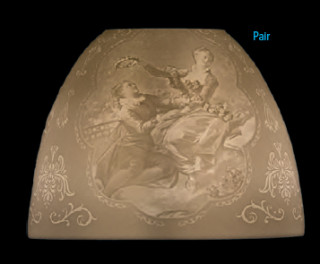 Подвес Ivele 1774/138 золото беленое  Pair