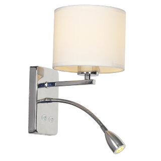 Бра Escada 552/A LED*1W+E27*60W Chrome/White