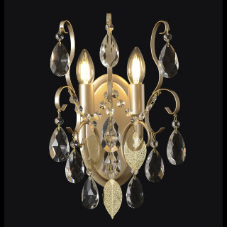 Бра Crystal Lux ESMIRALDA AP2 GOLD 0523/402