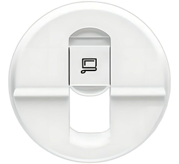 Legrand Celiane Накладка для розетки компьютерной 1-ой RJ45 Белая 68251
