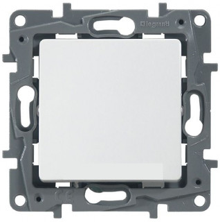Legrand Etika Белый Выключатель 1-кл 10A винты  672201