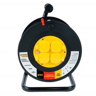 Катушка без провода 4-местная со шторками, с крышками STD44 50174