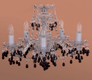 Люстра Ivele 1410/6/160 никель (цв.вин.) (2003 черный)