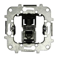 ABB Механизм телефонной розетки RJ11  4 контакта