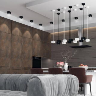 Светильник накладной Novotech 358654 PATERA 12W, 4000K, черный