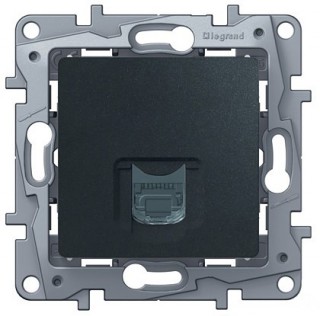 Legrand Etika Антрацит Розетка комп. RJ45 UTP  672641