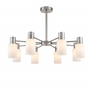 Люстра LUMION 8099/8C никель/белый