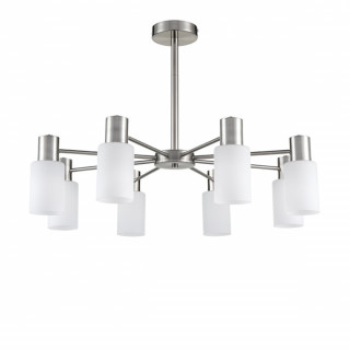 Люстра LUMION 8099/8C никель/белый
