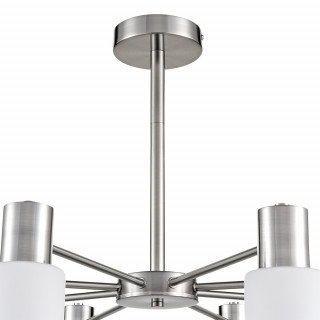 Люстра LUMION 8099/8C никель/белый