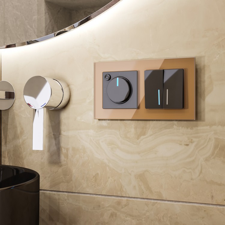 Werkel Favorit Рамка 2 поста Бронзовый WL01-Frame-02