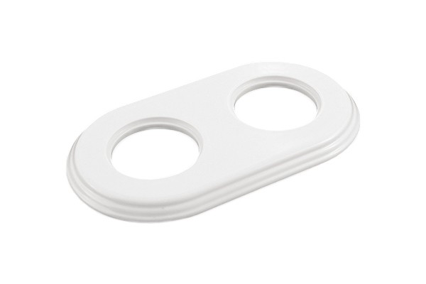 Рамка BIRONI 2-я керамика белая