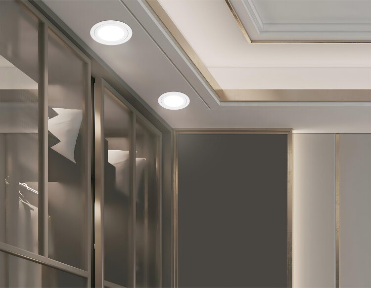 Светильник встраиваемый TN51822 WH белый GX53 max 15W D110*39