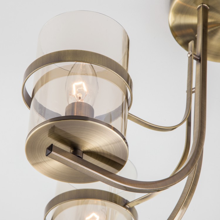 Люстра Eurosvet 60085/5 античная бронза