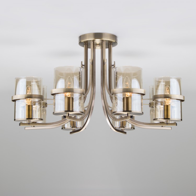 Потолочная Люстра Eurosvet 60085/8 античная бронза