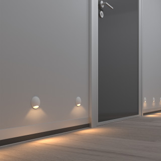 Светильник для лестниц MRL LED 1104 3W 4000K 230V IP65 белый