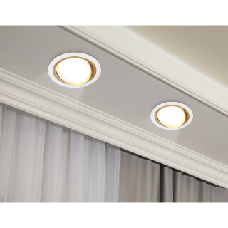 Светильник встраиваемый TN51912 WH/GD белый/золото GX53 max 12W D115*23