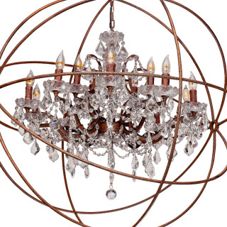 Подвесная люстра LOFT IT Foucaults orb crystal LOFT1897/15