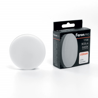 Лампа светодиодная Feron. PRO LB-1511 GX53 11W 175-265V 6400K OSRAM LED