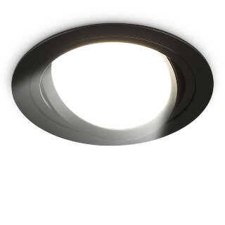 Светильник встраиваемый TN51913 BK черный GX53 max 12W D115*23