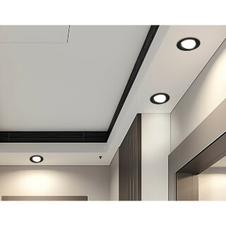 Светильник встраиваемый TN51913 BK черный GX53 max 12W D115*23