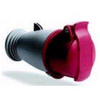 Розетка кабельная ICAT 32А 2P+E IP44 (CEW 232 C6)