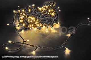 Гирлянда светодиодная 18м 200LED влагозащищенная A-244 WW