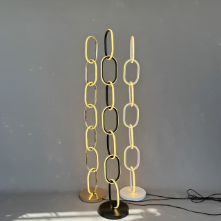 Торшер AURA RINGS FL012 BK LED