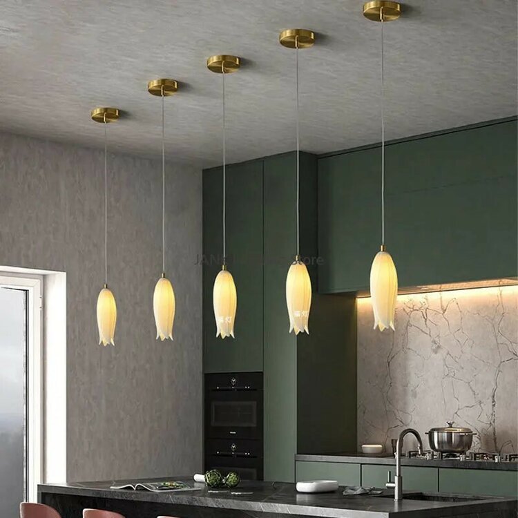 Подвес H2183 GD+WH LED 1*8W 4000K D70*H2000