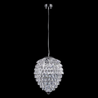 Светильник подвесной Crystal Lux CHARME SP6 CHROME/TRANSPARENT 1373/206