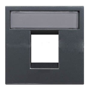 ABB Zenit Накладка для суппортов 1 модуль Антрацит 2CLA211810N1801 (N2118.1 AN)