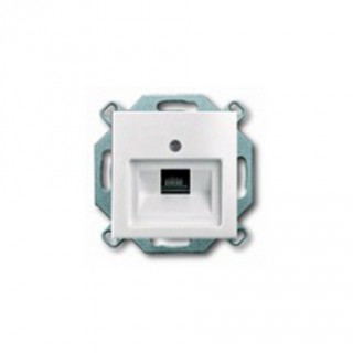 ABB Basic 55 Накладка для розетки  телефонной/компьютерной Белый 2CKA001753A0096 (1753-0-0096)