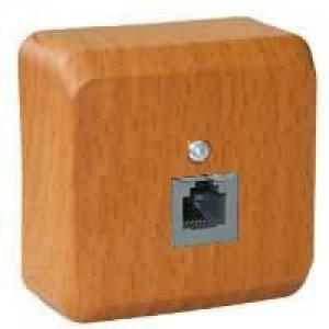 Розетка телефонная RJ11 Бук