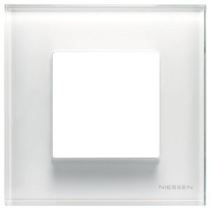 ABB Zenit Рамка 1-ая 2 мод. Белый  NIE 2CLA227100N1101 (N2271 BL)