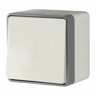 Выключатель одноклавишный влагозащищенный Gallant (слоновая кость) Werkel W5010203