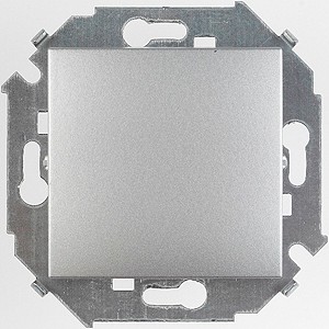 Выключатель SIMON 15  проходной (перекрестный) с 3-х мест 16А 250В винт.зажим алюминий 1591251-033