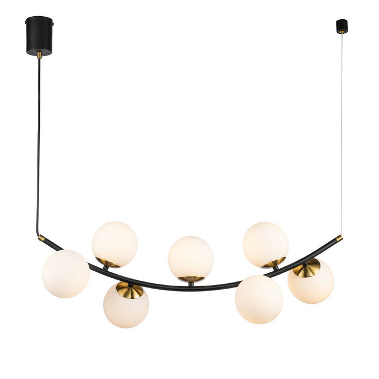 Люстра INDIGO  11002/7P Black V000087