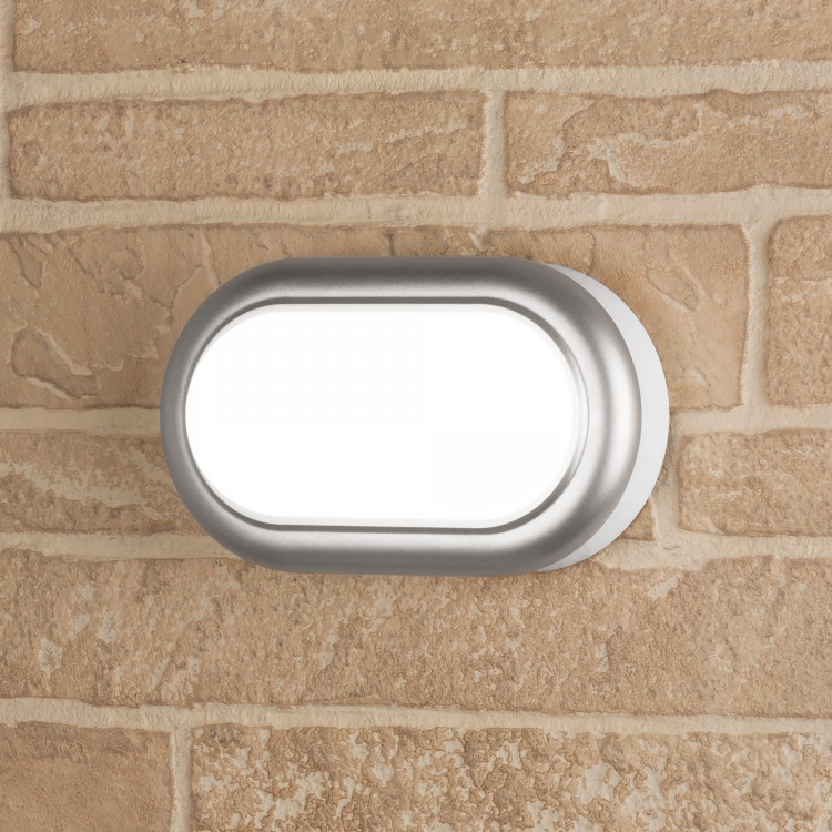 Светильник светод. LED 8W 4000K IP54 серебро