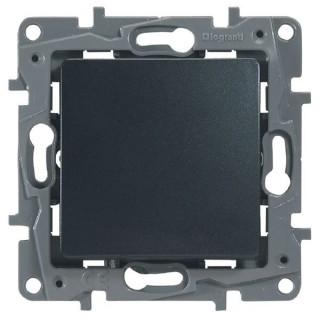 Legrand Etika Антрацит Переключатель 1-кл 10A авт. 672605