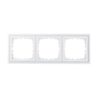 LK Studio CLASSIC Рамка 3  поста Белая