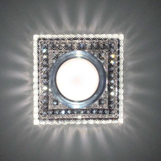 Светильник встраиваемый MaxLight CRYSTAL LED 34 MR16, G5.3, квадратный