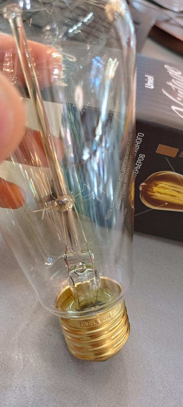 Лампа накаливания IL-V-ST64-60/GOLDEN/E27 VW02 Vintage (167)