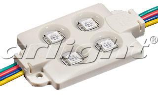 Модуль герметичный Arlight ARL-LM5050-4 RGB 12V
