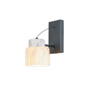 Бра ESCADA 1173/1A E27*60W Black/Marble white