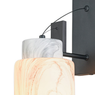 Бра ESCADA 1173/1A E27*60W Black/Marble white