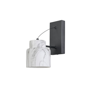 Бра ESCADA 1173/1A E27*60W Black/Marble white