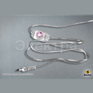 Шнур с диммером SNEHA WIRE+1A 1,8m (2*0,75) TSP