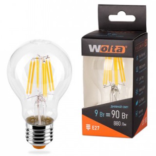 Лампа WOLTA Led Filament 25S60BLFT 9W E27 4000K А60 (953) (Уценка)