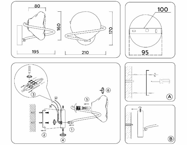 Бра Ambrella Light High Light Heigh Light LH15005