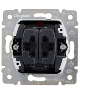 Legrand Galea Life Механизм выключателя 2-кл. 10 А  Pro 21 775805